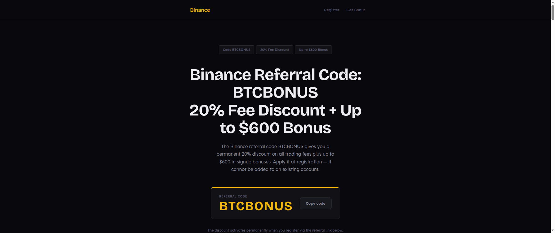 Screenshot of binance-referral-code-btcbonus.vercel.app