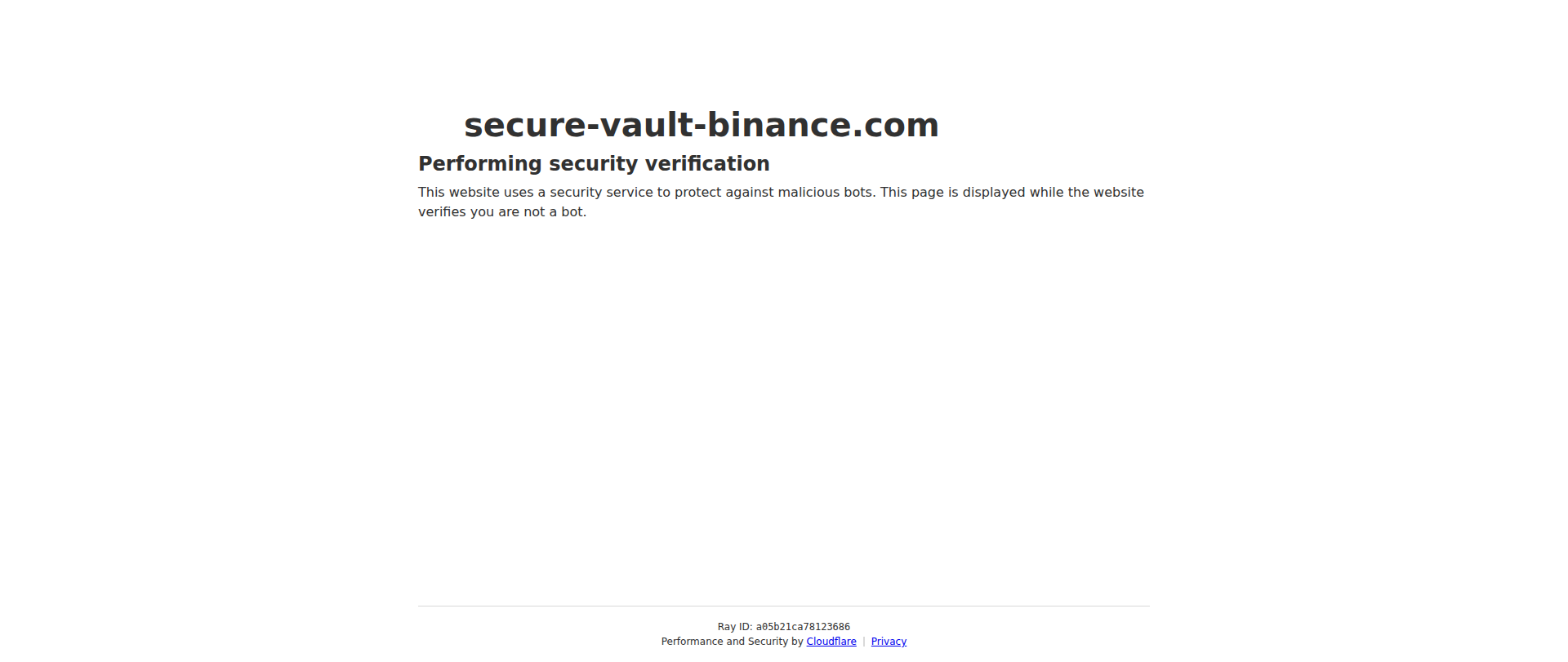 Screenshot of secure-vault-binance.com