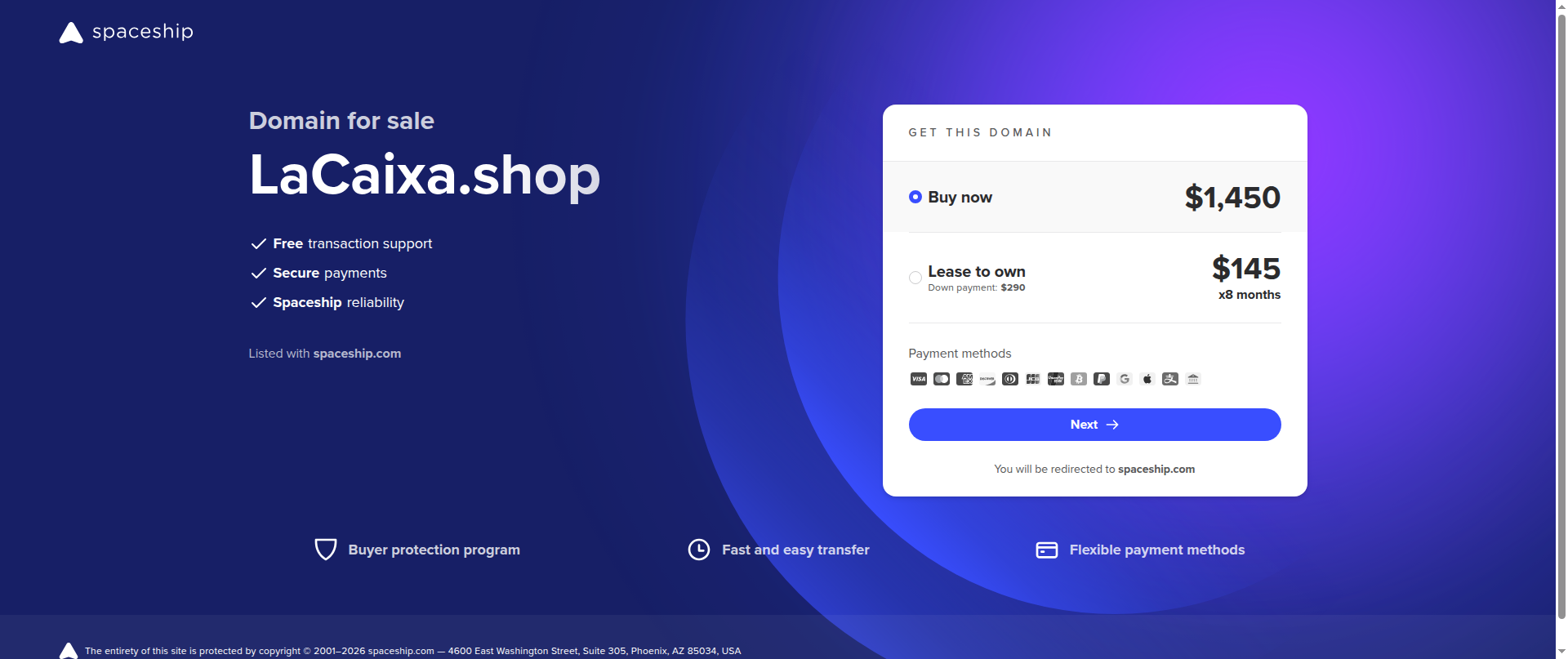 Screenshot of lacaixa.shop
