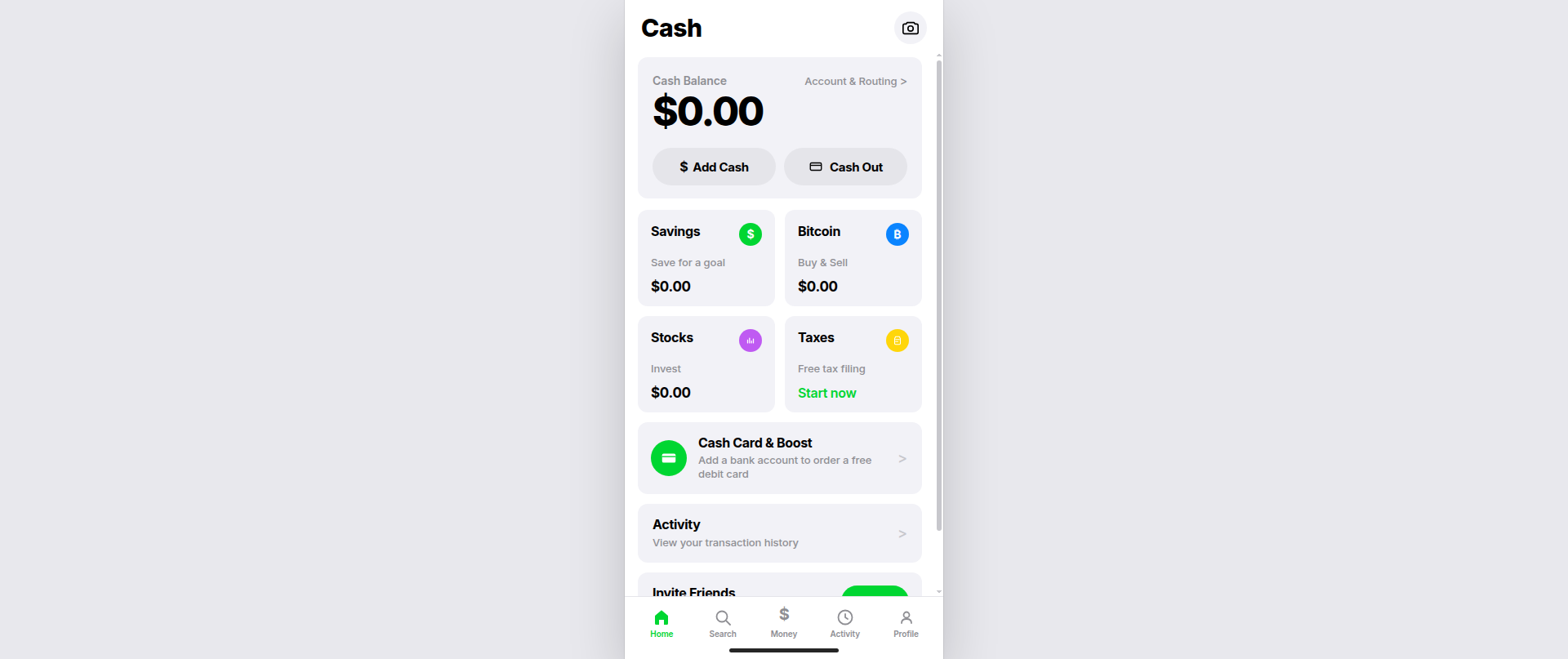 Screenshot of cashapp-liart.vercel.app