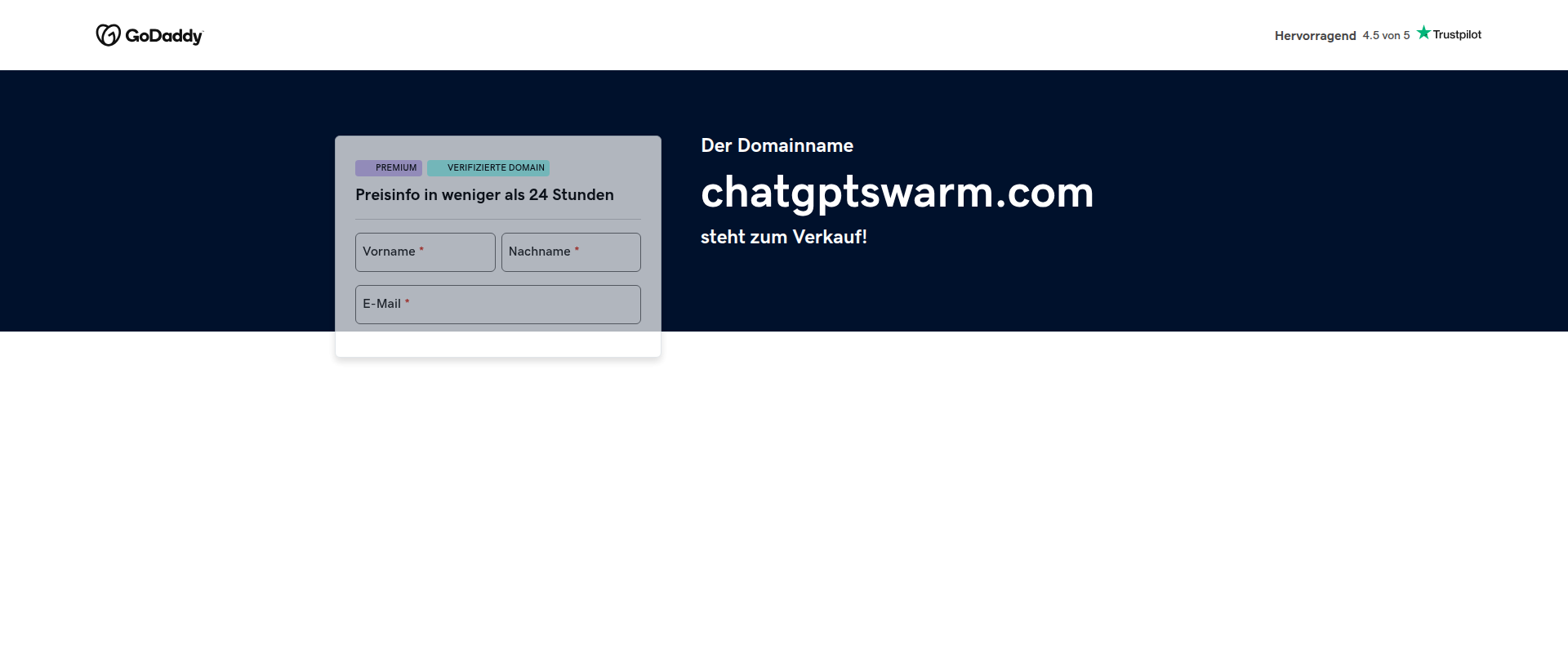 Screenshot of chatgptswarm.com