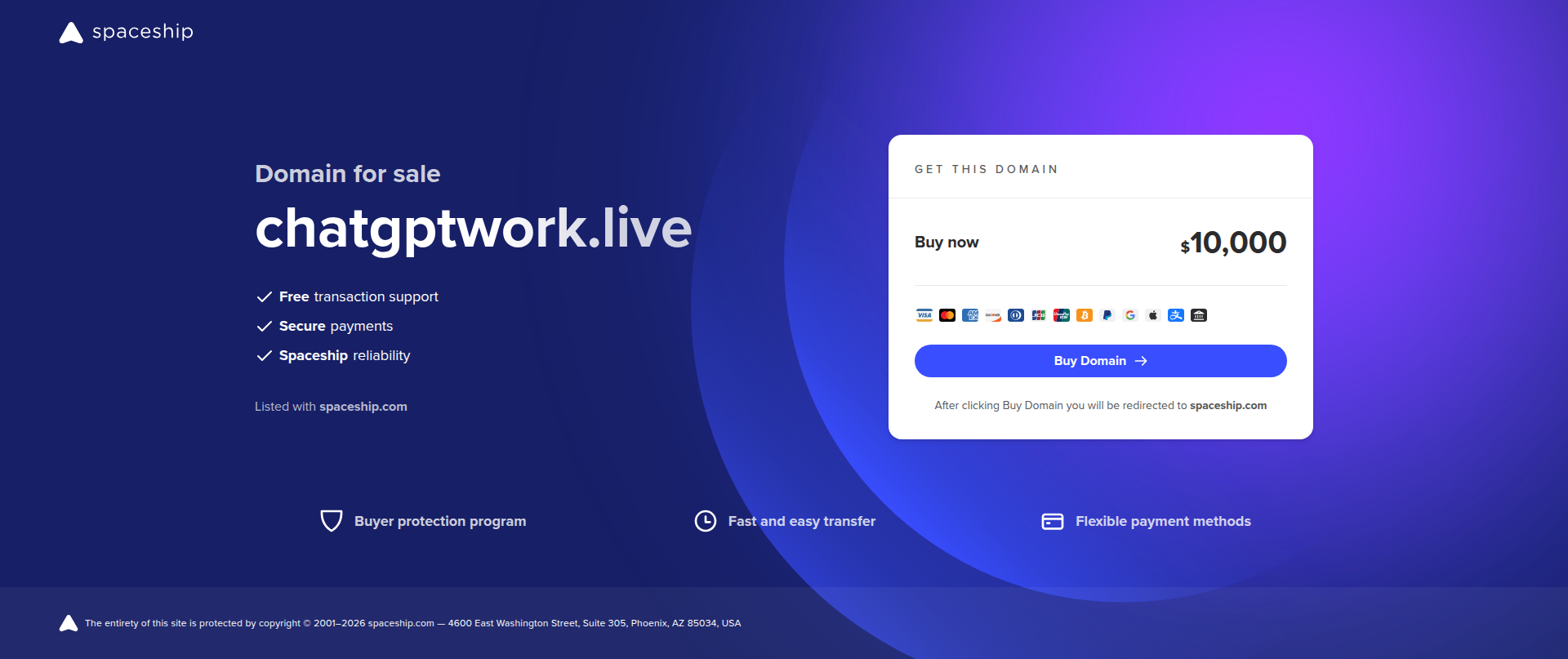 Screenshot of chatgptwork.live