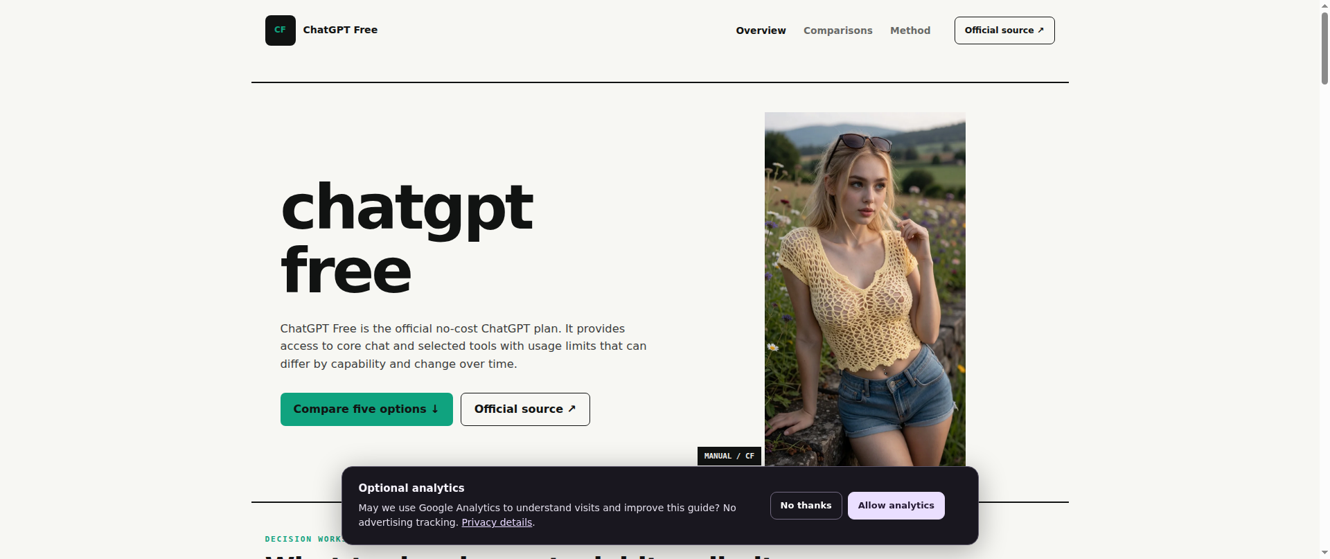 Screenshot of chatgptfree.fun