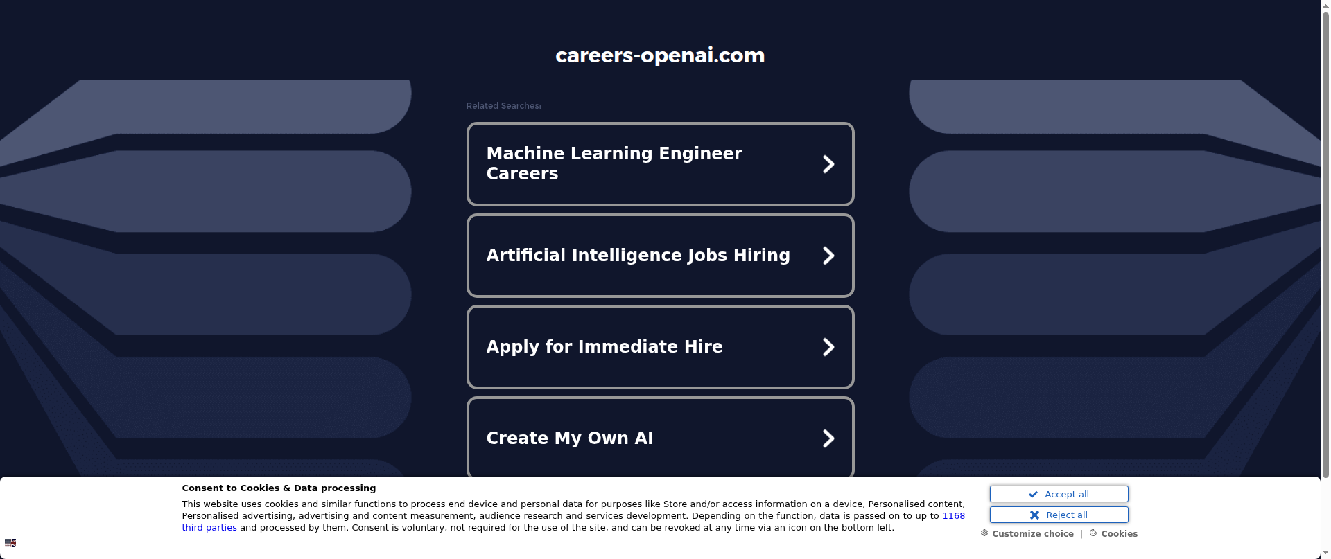 Screenshot of careers-openai.com