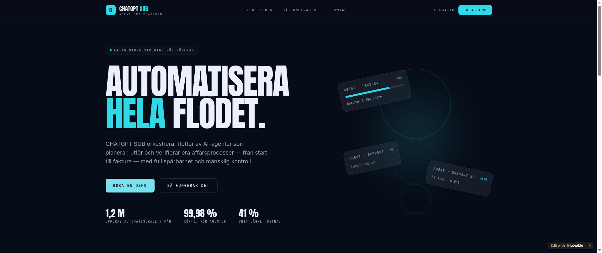 Screenshot of chatgptsub.com