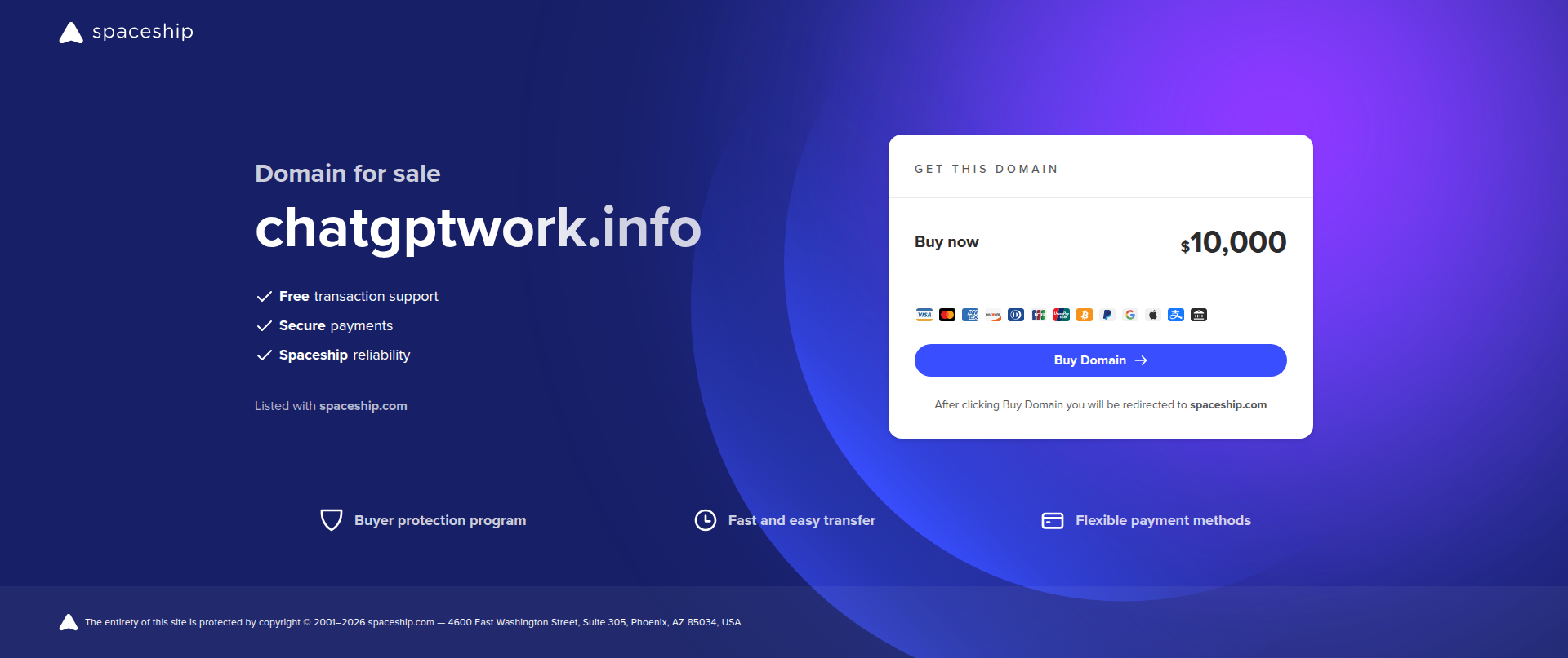 Screenshot of chatgptwork.info