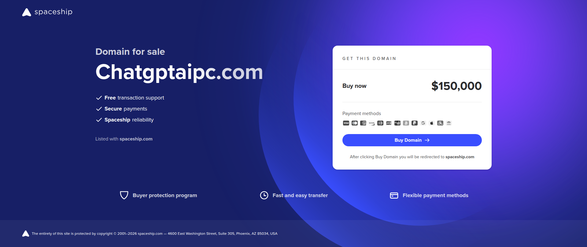 Screenshot of chatgptaipc.com
