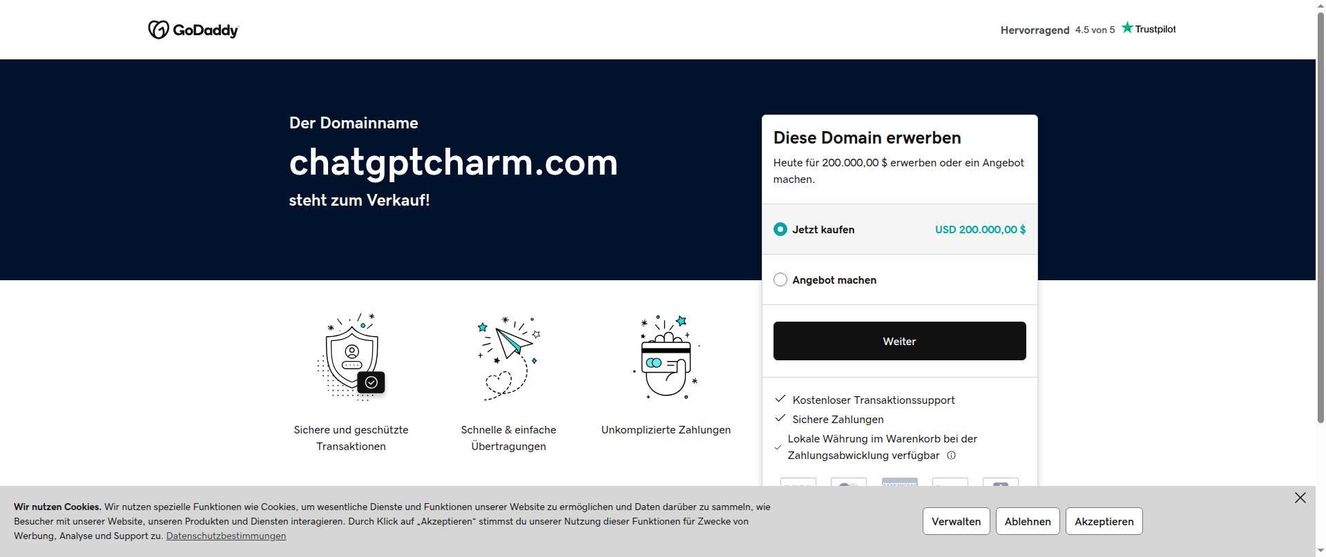 Screenshot of chatgptcharm.com
