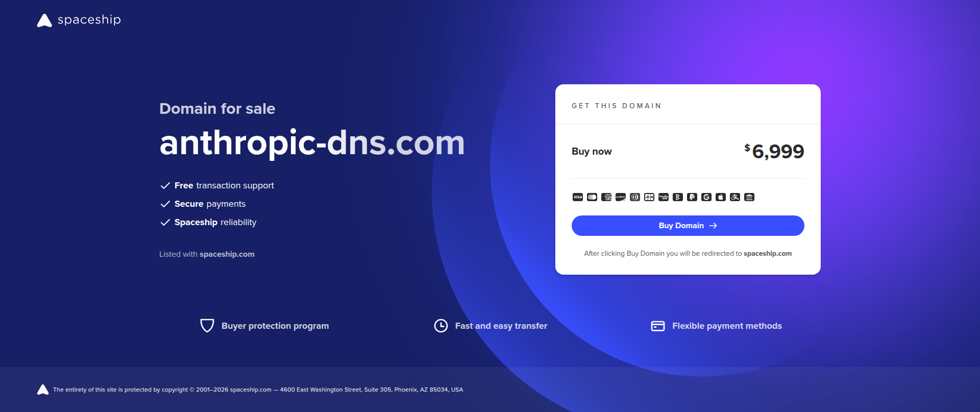 Screenshot of anthropic-dns.com