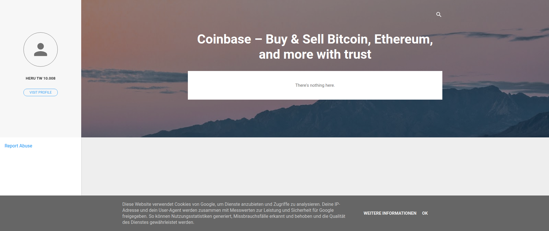 Screenshot of coinbase2020.blogspot.com
