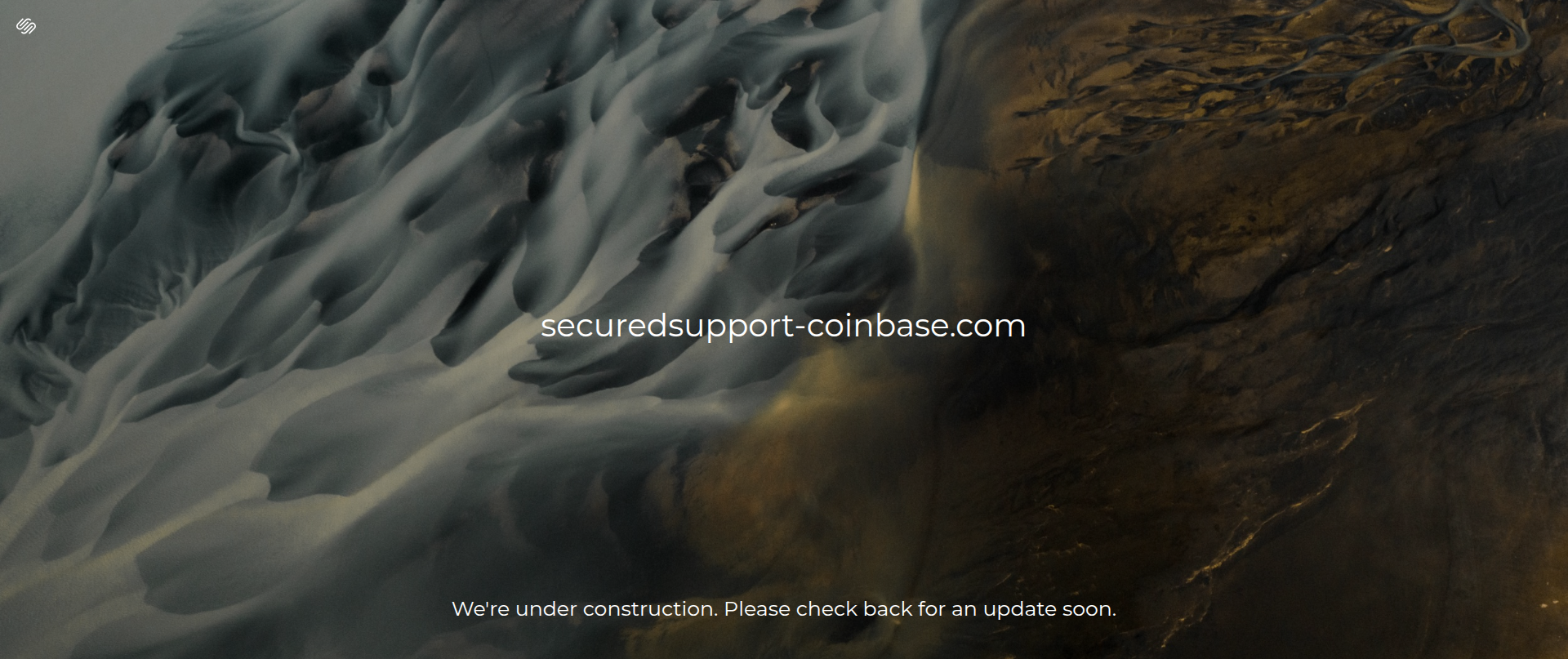 Screenshot of securedsupport-coinbase.com