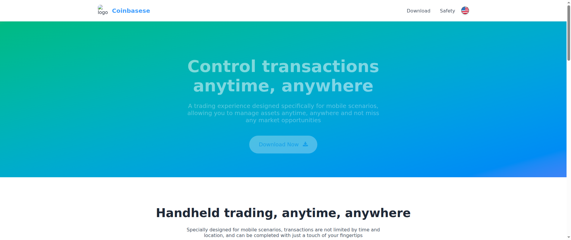 Screenshot of app.coinbase99.top
