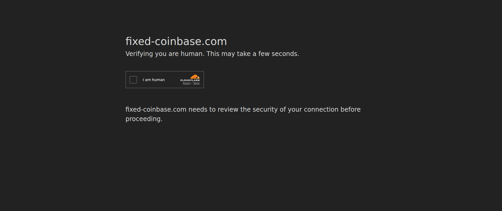 Screenshot of fixed-coinbase.com