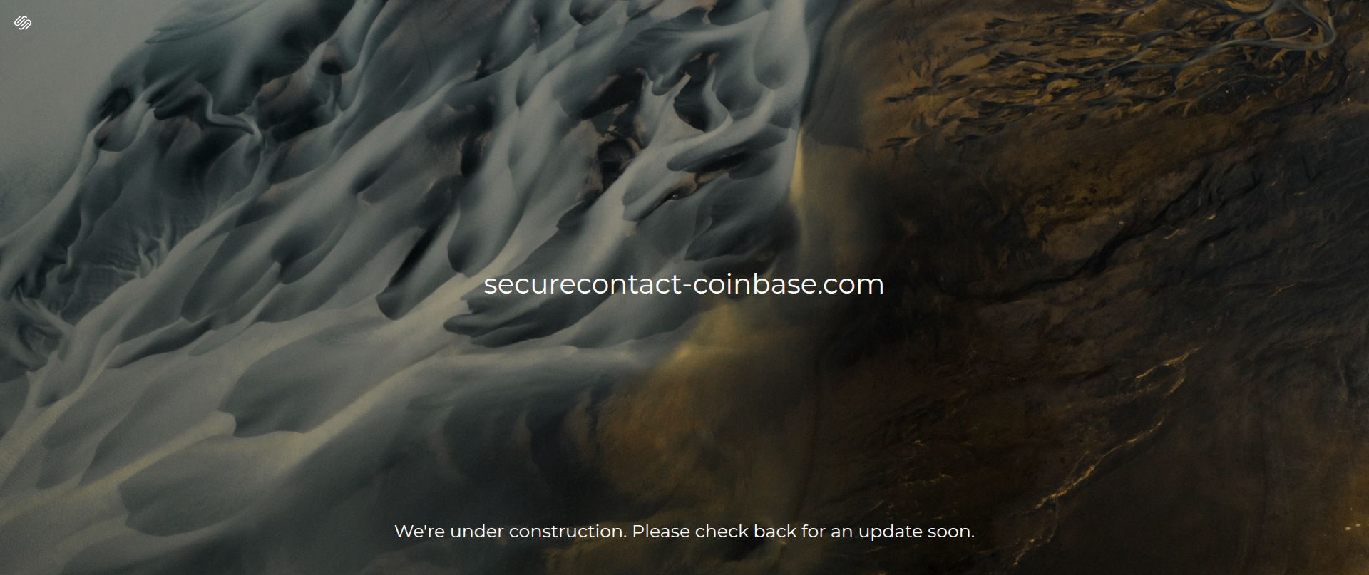 Screenshot of securecontact-coinbase.com