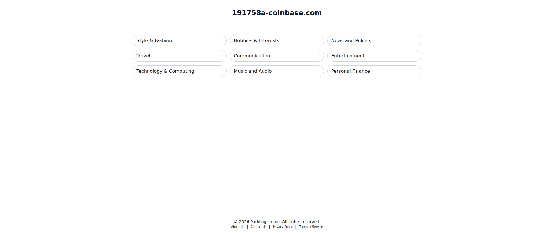 Screenshot of 191758a-coinbase.com