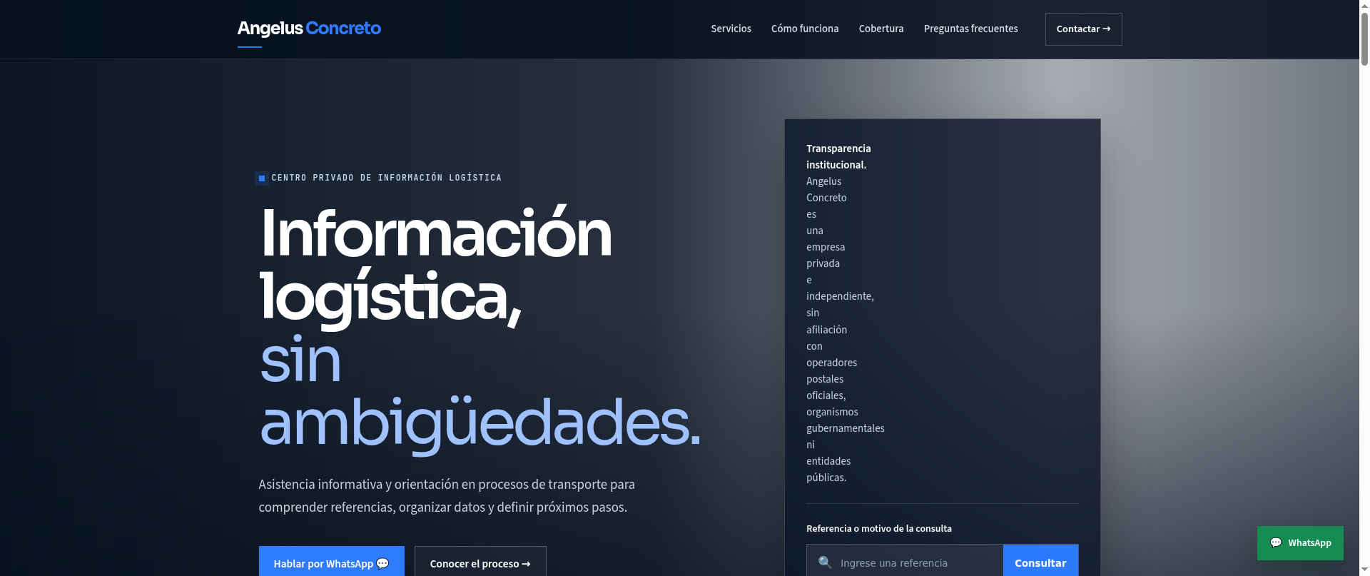 Screenshot of correoslogis69795.sbs