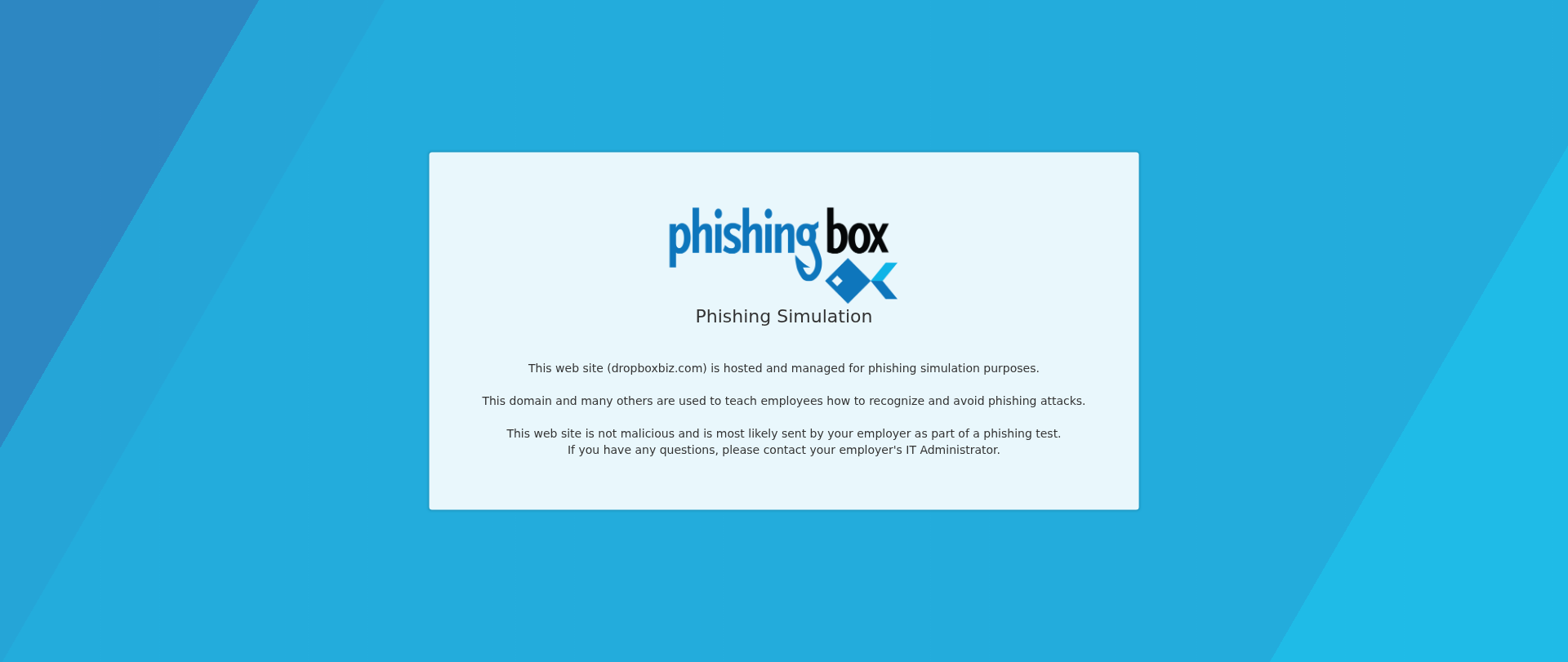Screenshot of dropboxbiz.com