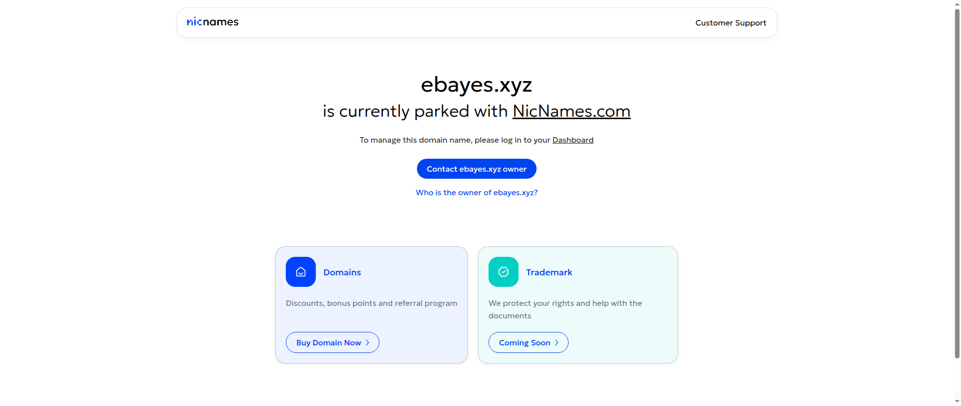 Screenshot of ebayes.xyz