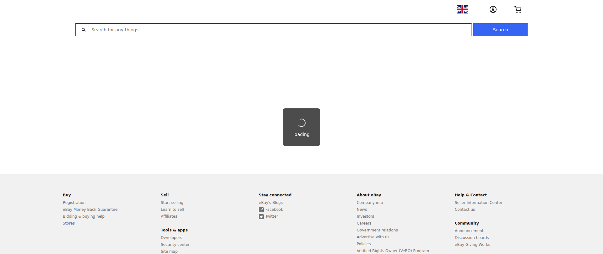 Screenshot of ebayeurope.com