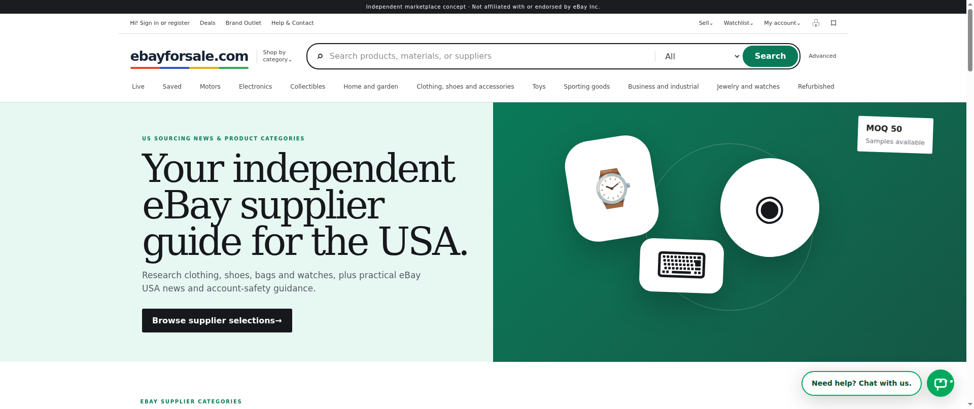 Screenshot of ebaysupplier.store