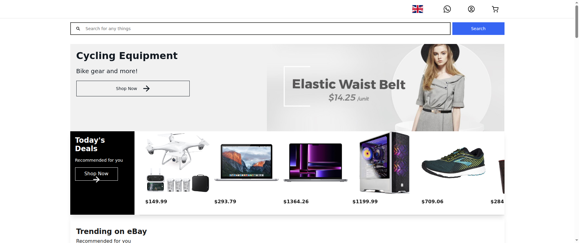 Screenshot of ebay-lwholesale.com