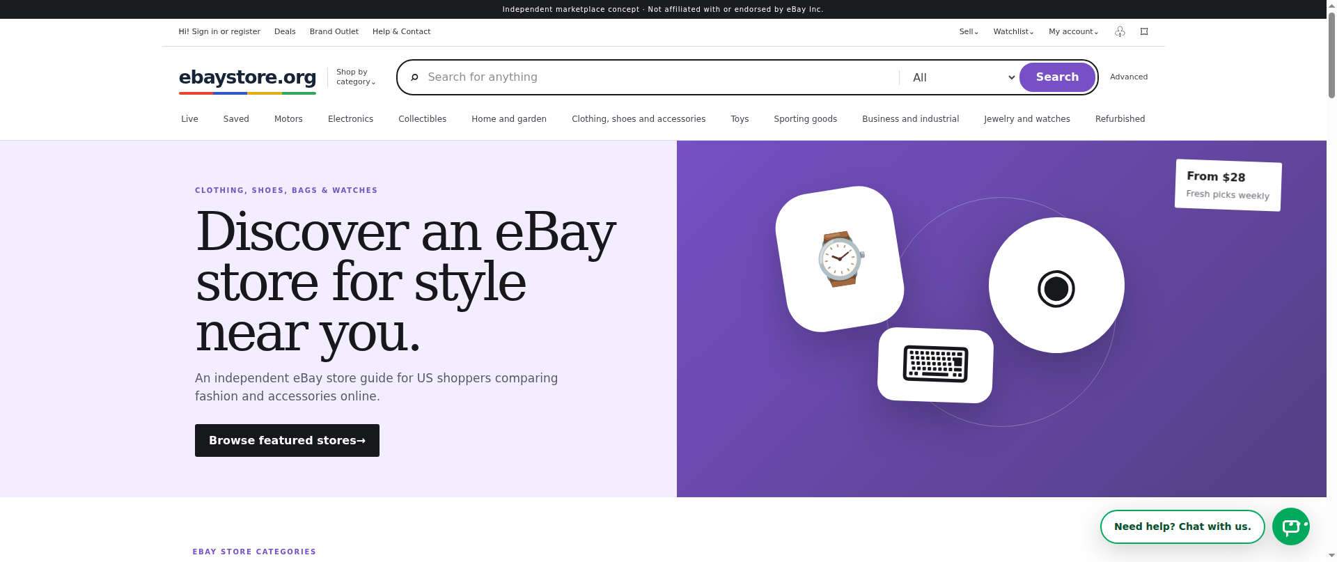 Screenshot of ebaystore.org