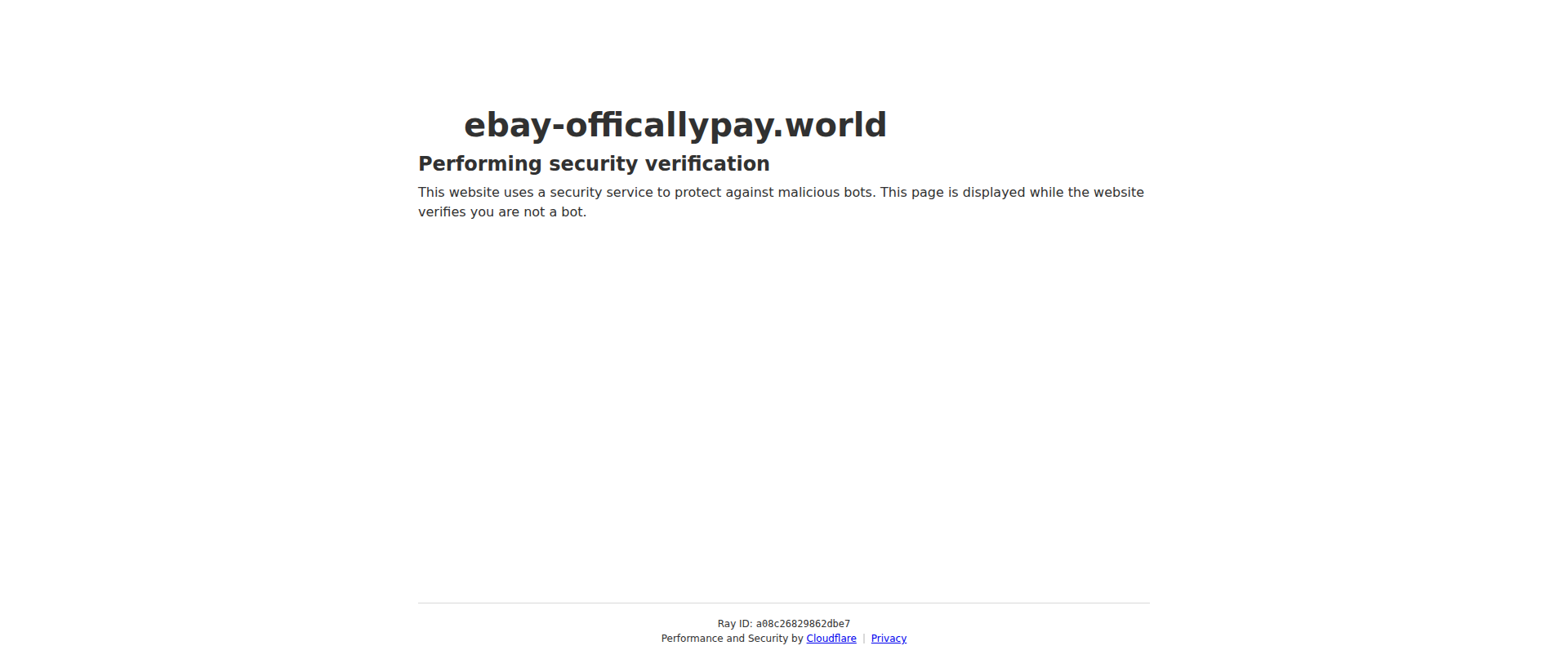 Screenshot of ebay-officallypay.world