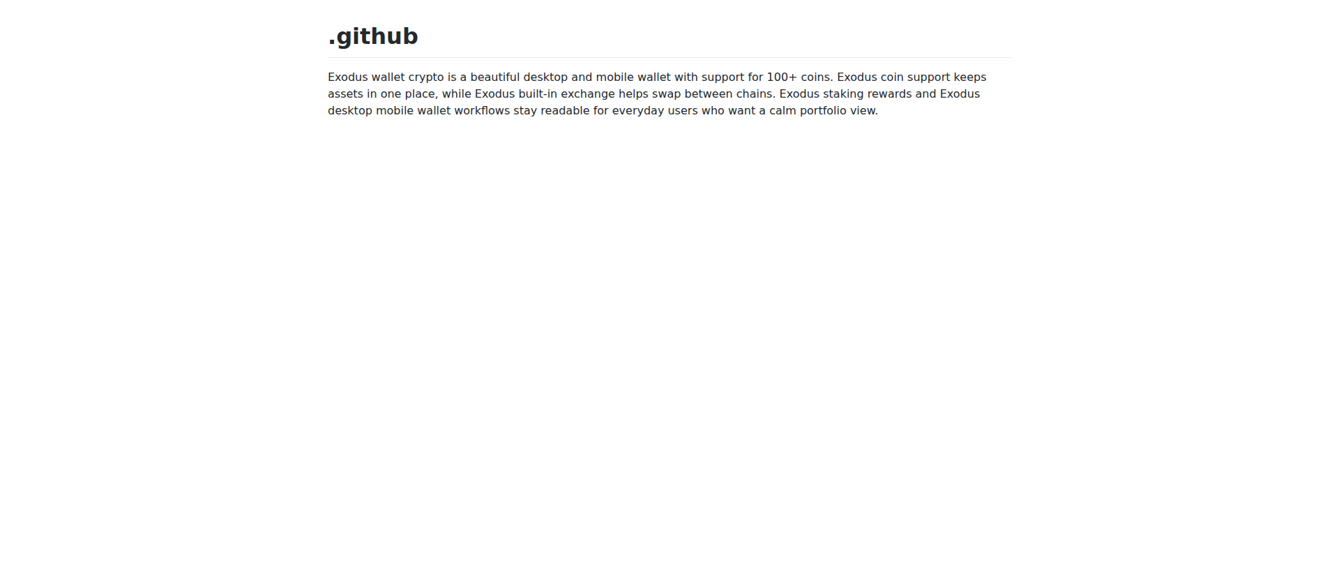 Screenshot of exodus-desktop-mobile-wallet.github.io