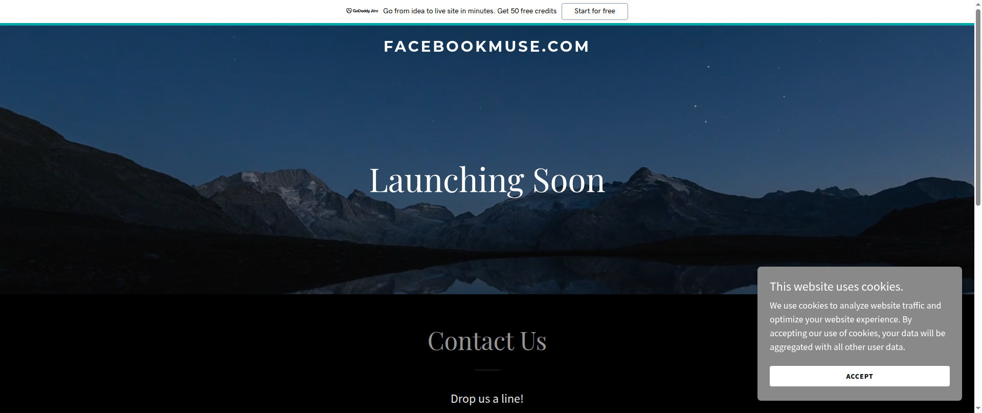 Screenshot of facebookmuse.com