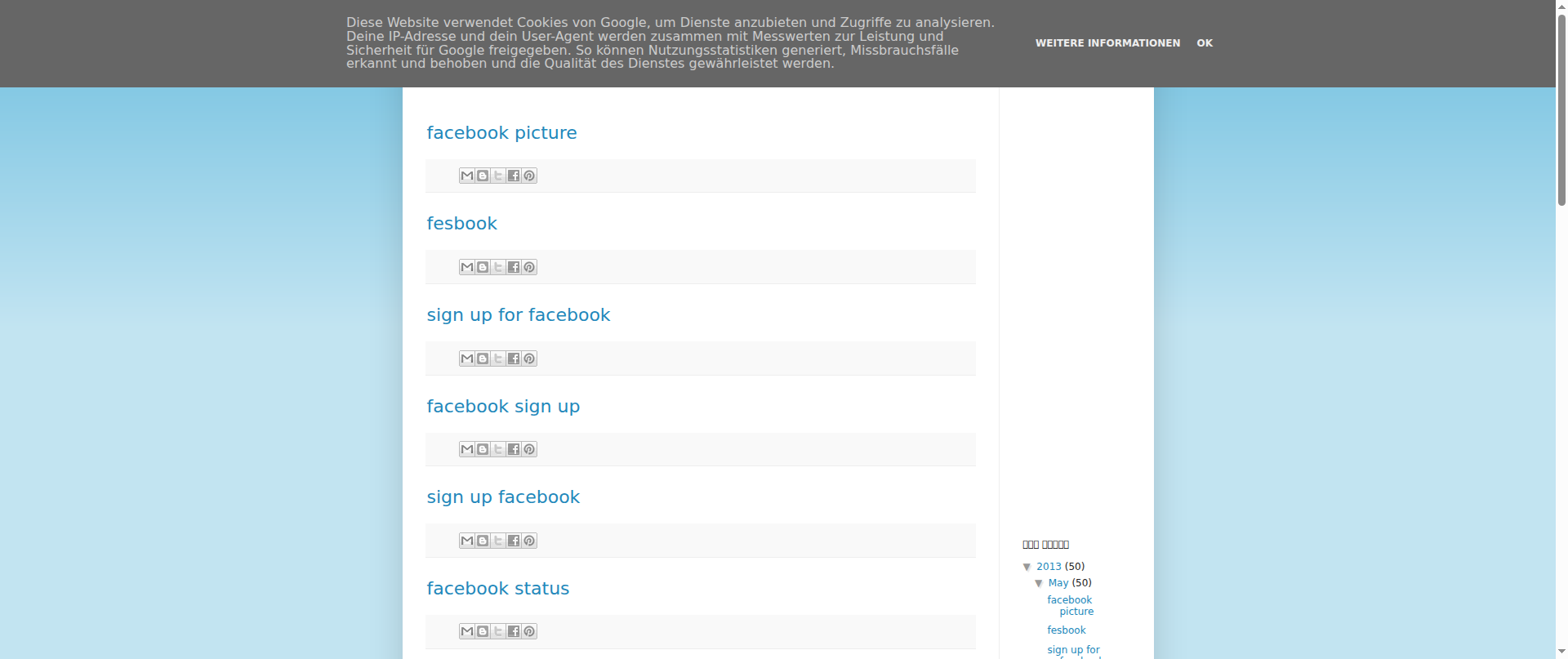 Screenshot of facebook-4.blogspot.com