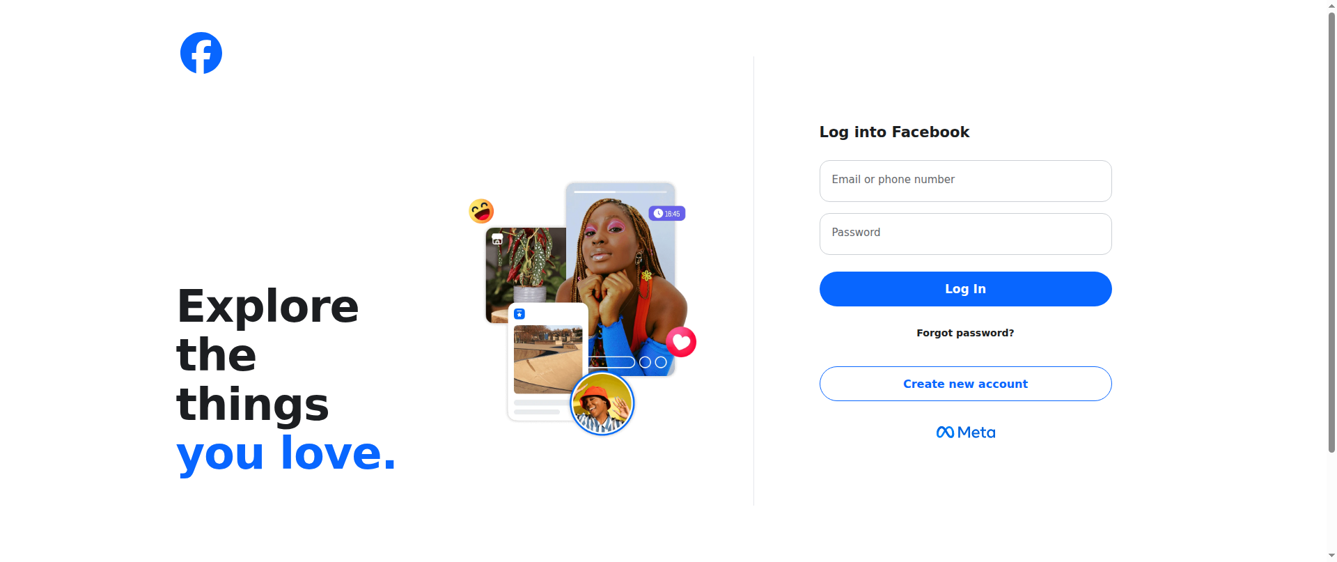 Screenshot of facebookk-k.vercel.app