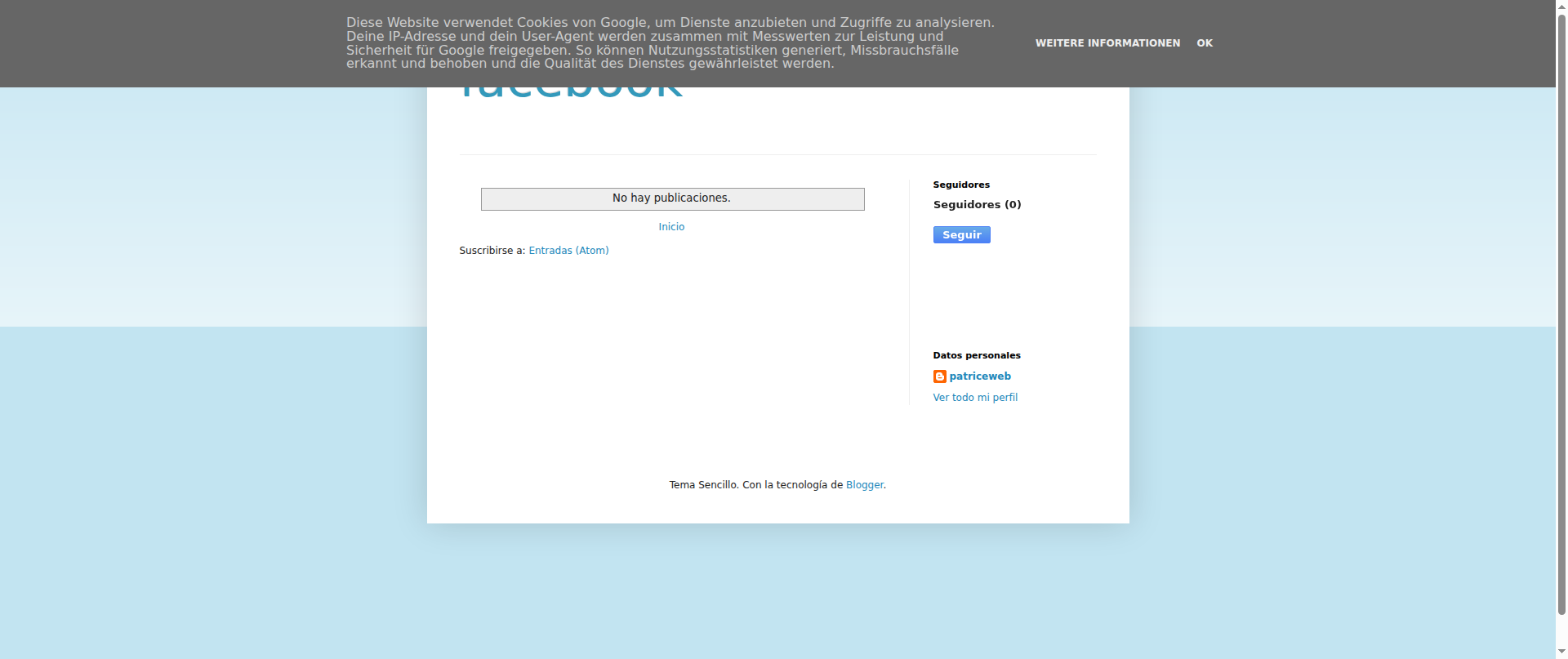 Screenshot of facebookdatingonfacebook.blogspot.com