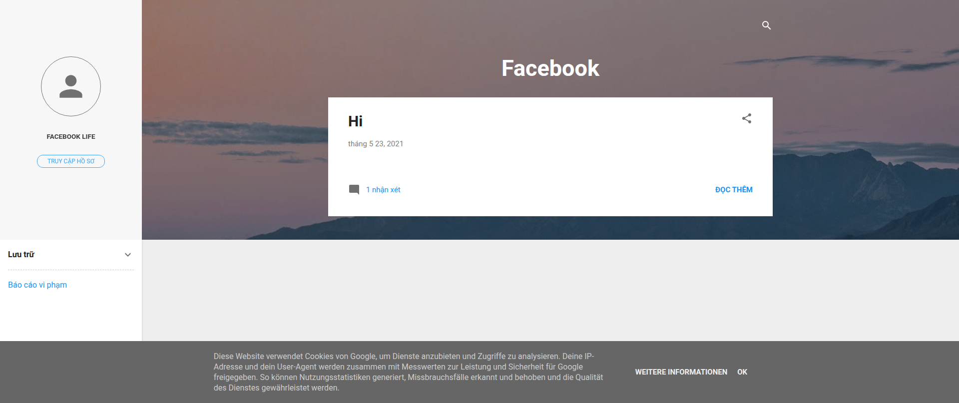 Screenshot of facebook-vn-com.blogspot.com