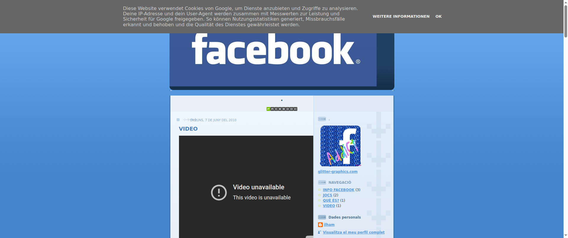 Screenshot of facebook-ilham.blogspot.com