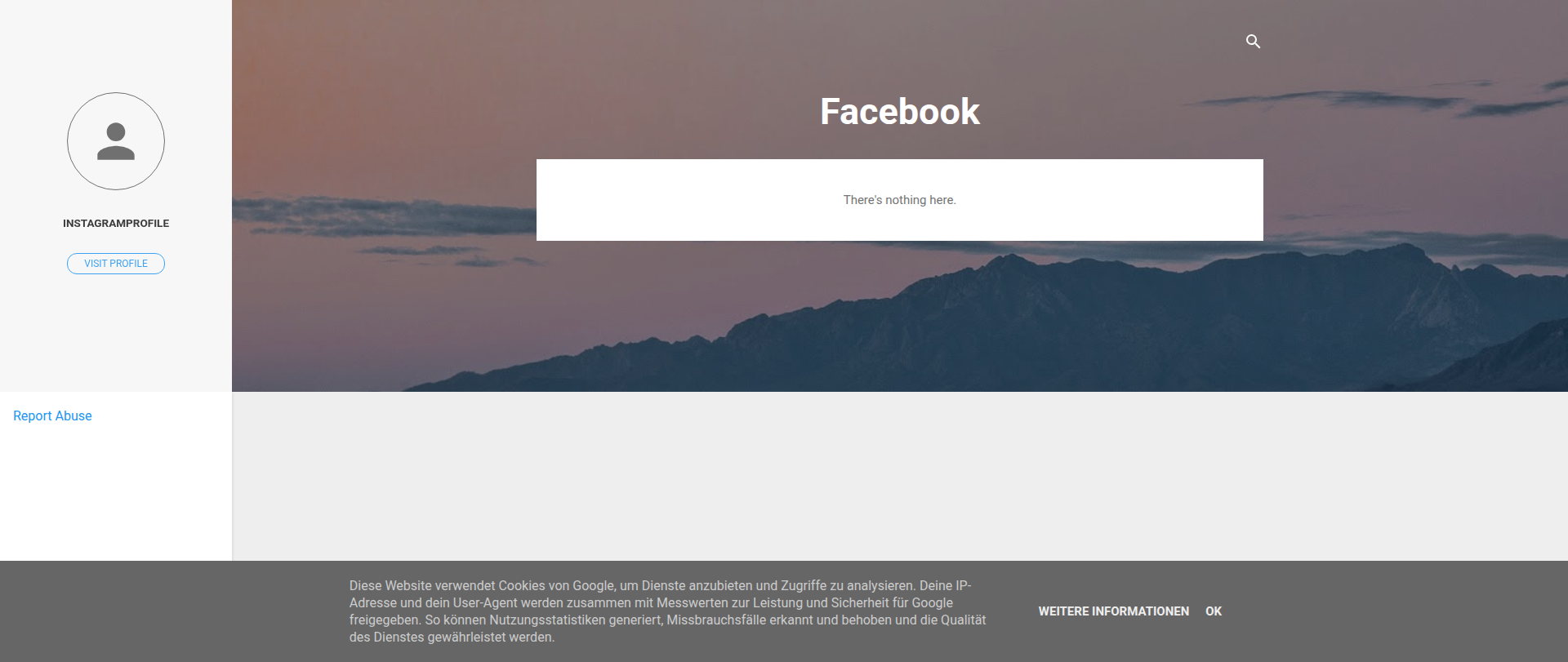 Screenshot of facebooklinksk.blogspot.com
