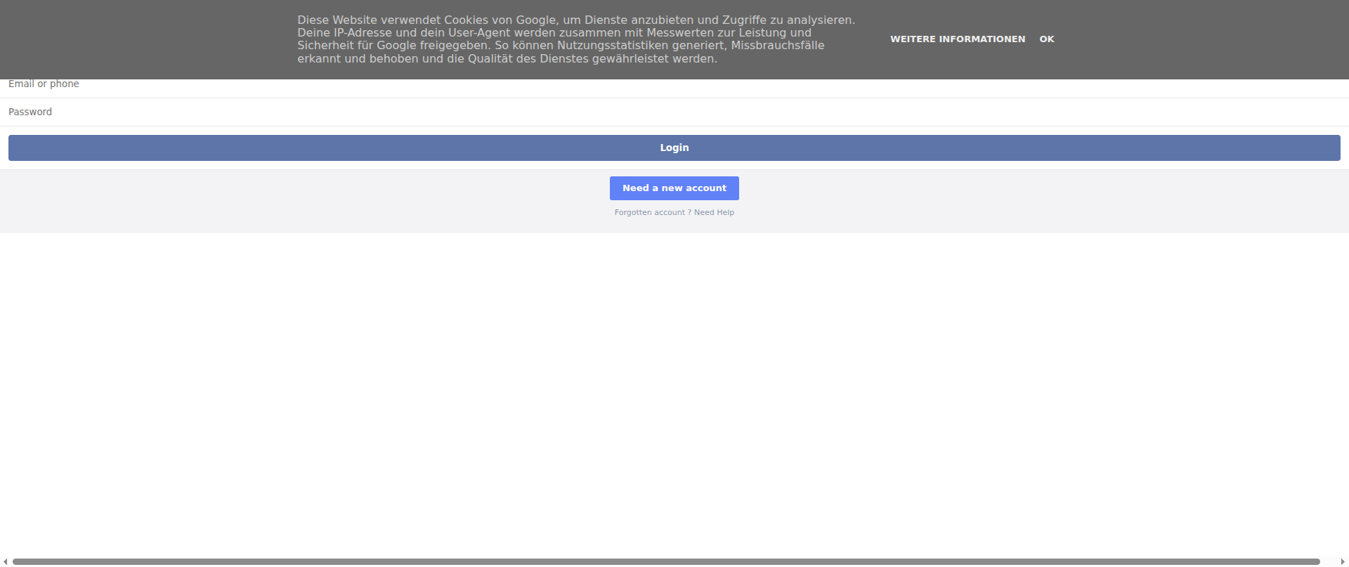 Screenshot of facebooklogin561.blogspot.com