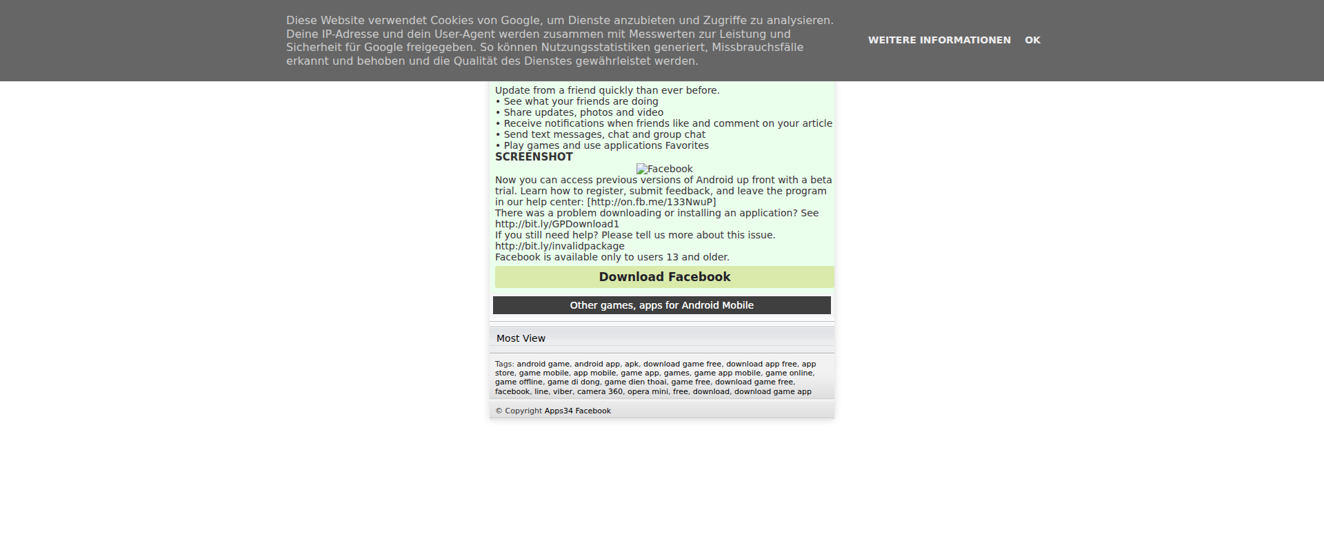 Screenshot of apps34-facebook.blogspot.com