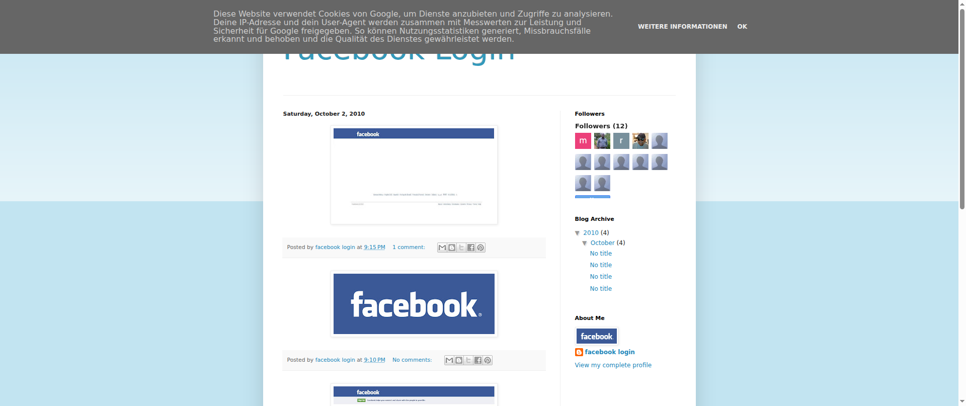 Screenshot of facebooklogin123.blogspot.com