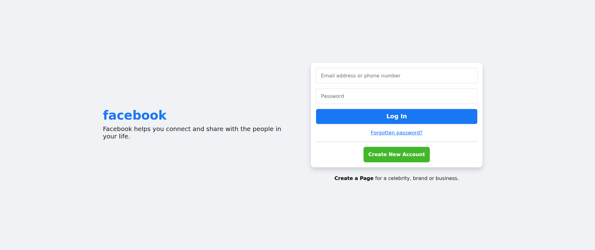 Screenshot of facebook-bay.vercel.app