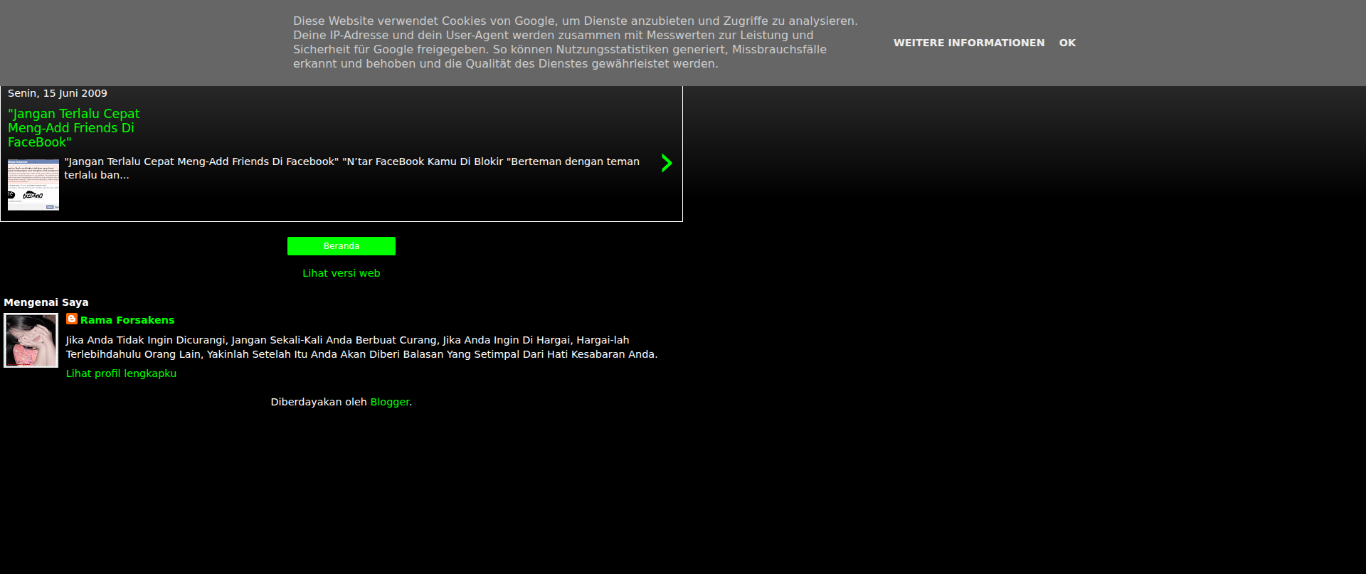 Screenshot of forsakens-crew-teman-facebook.blogspot.com