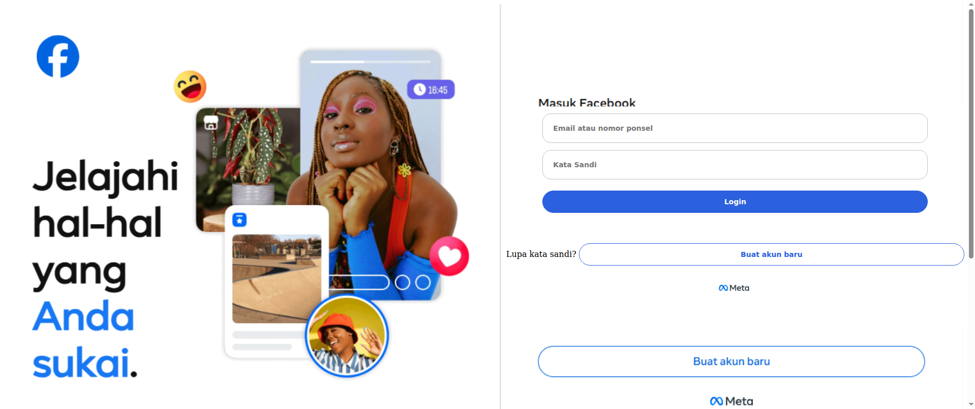 Screenshot of facebook.affixlink.app