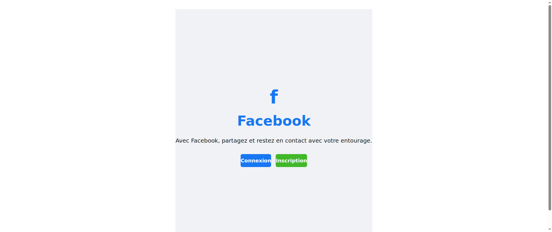 Screenshot of facebook-front-iota.vercel.app