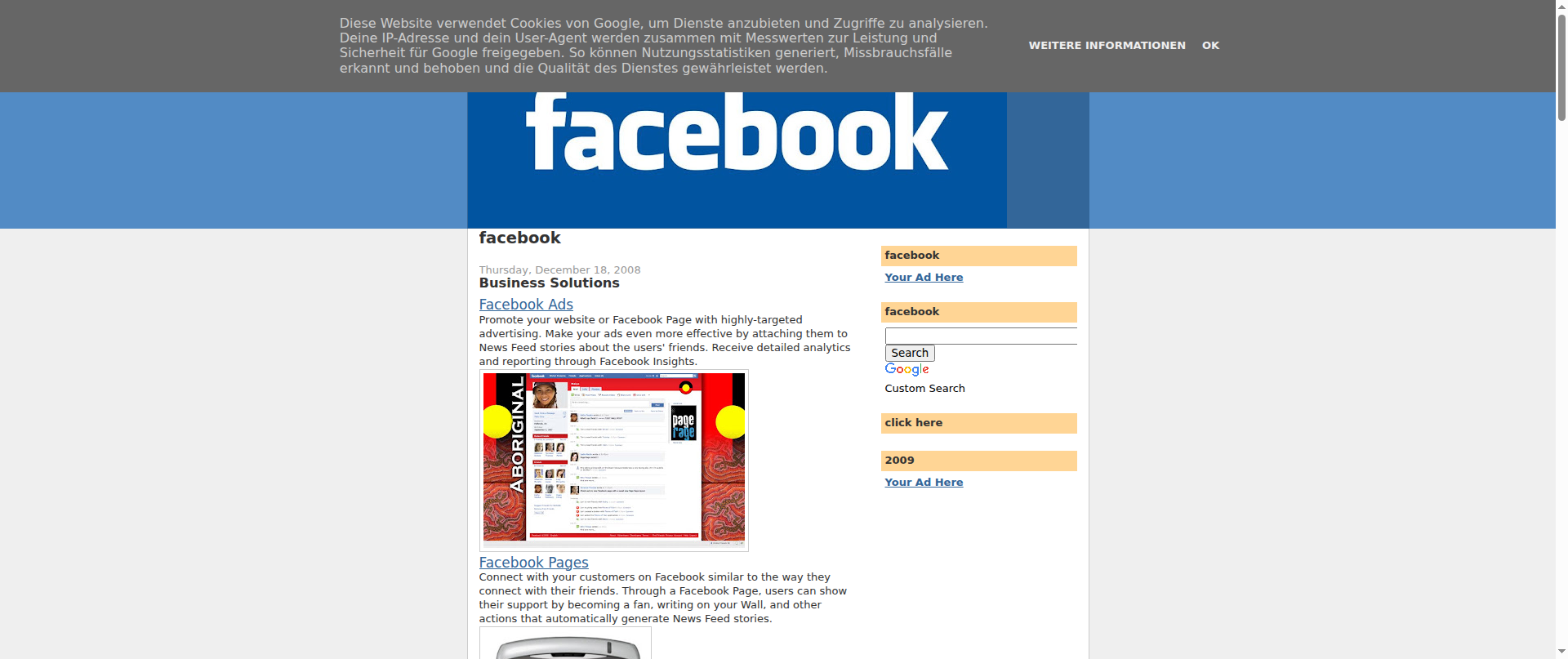 Screenshot of face-facebook.blogspot.com