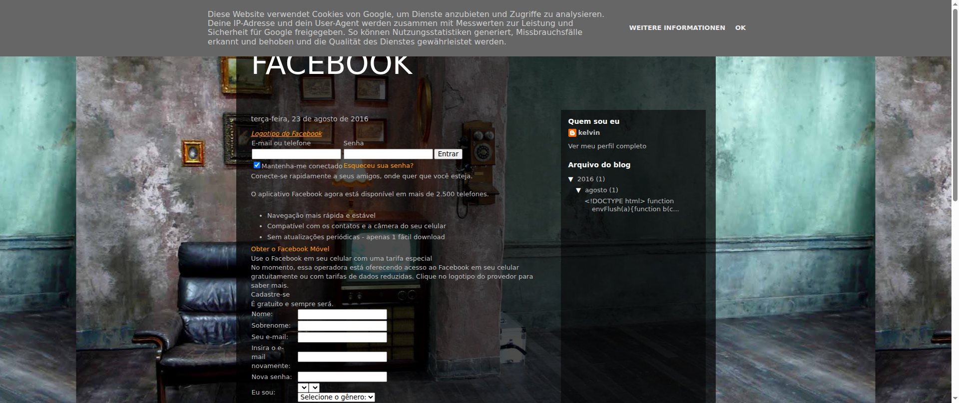 Screenshot of faceb00k-br.blogspot.com