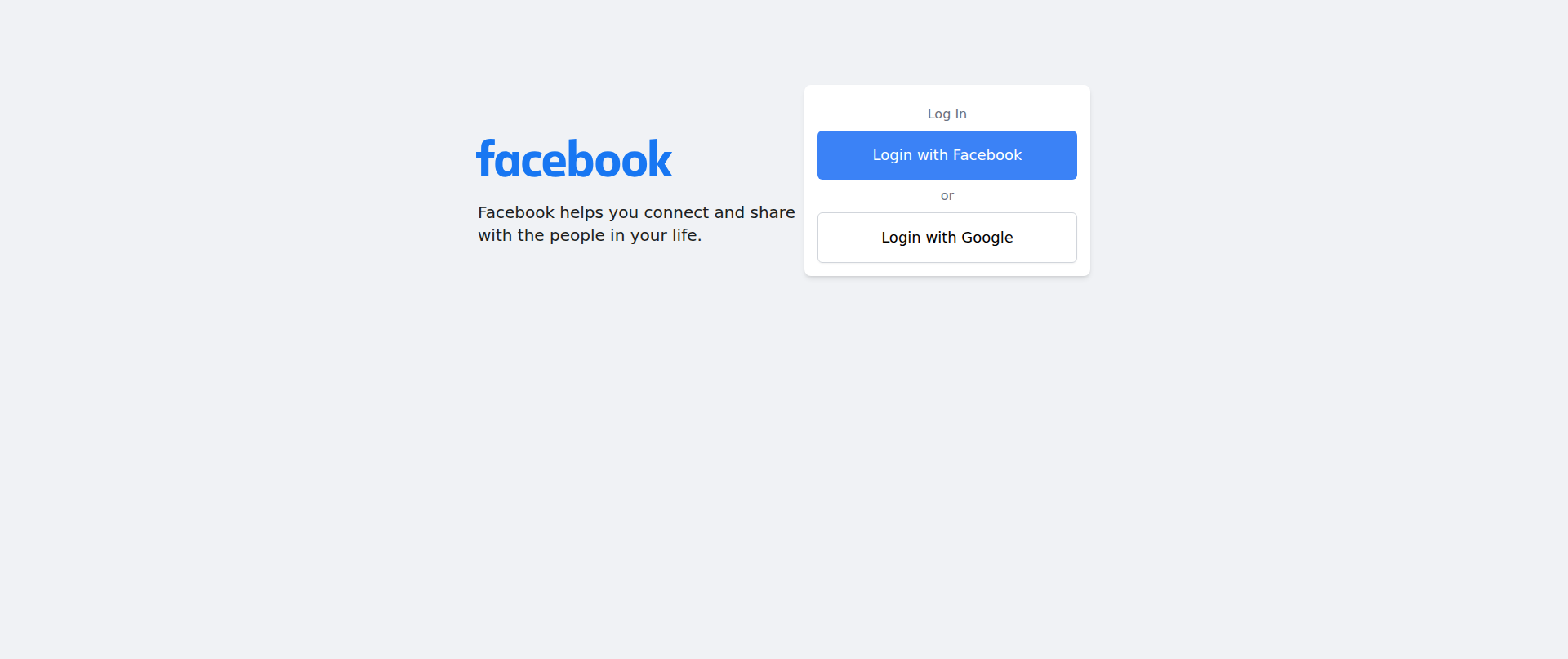 Screenshot of facebook-2-0-dun.vercel.app