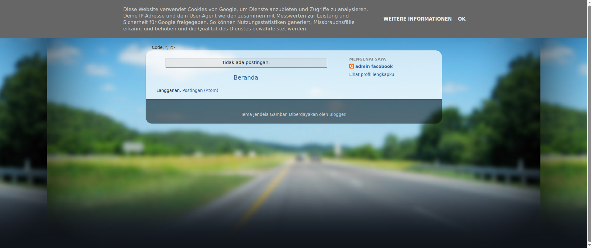 Screenshot of facebook-2025.blogspot.com