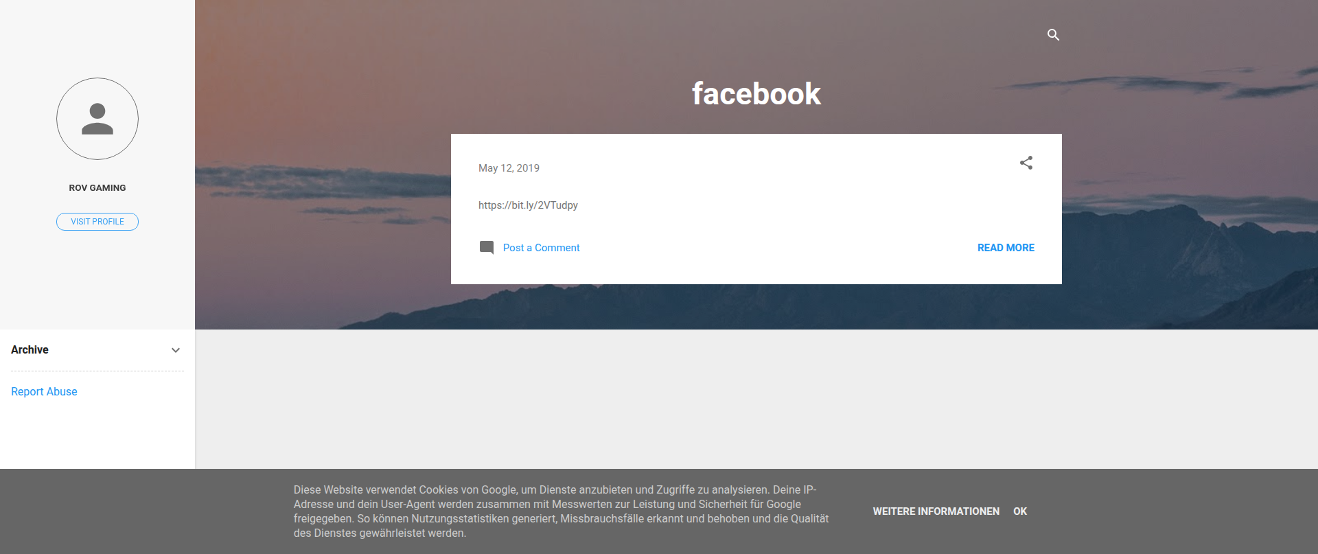 Screenshot of accounts-facebook.blogspot.com