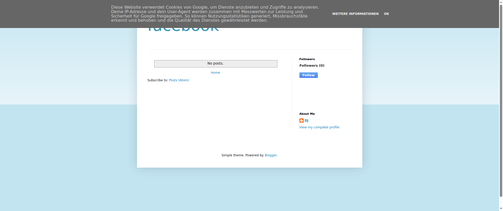 Screenshot of dj-facebook.blogspot.com
