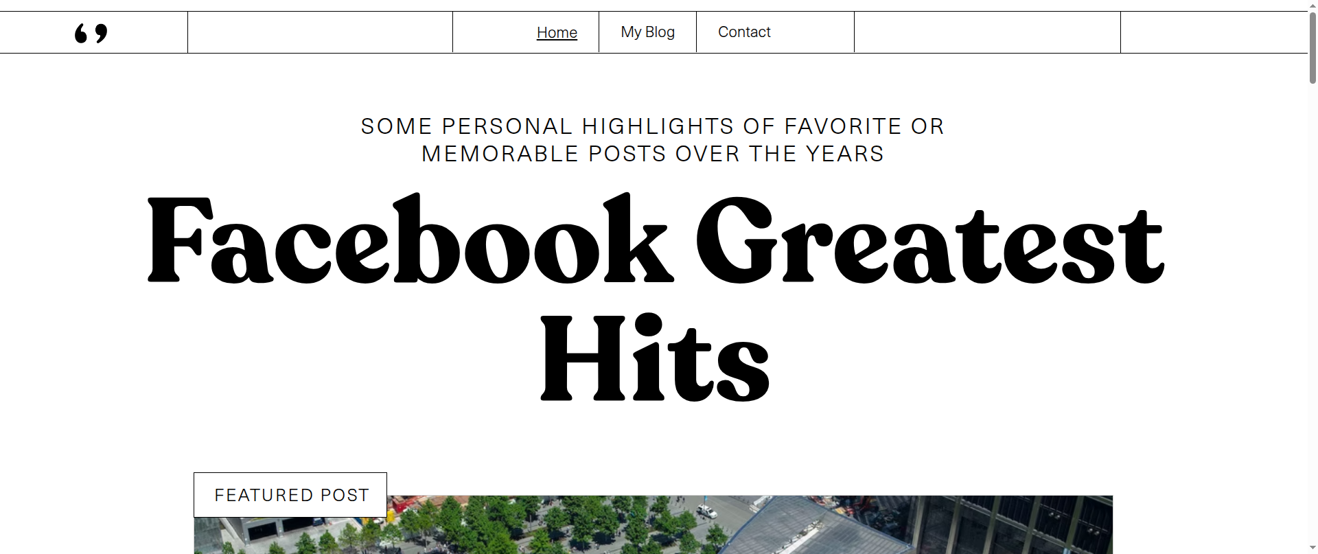 Screenshot of facebookgreatesthits.com
