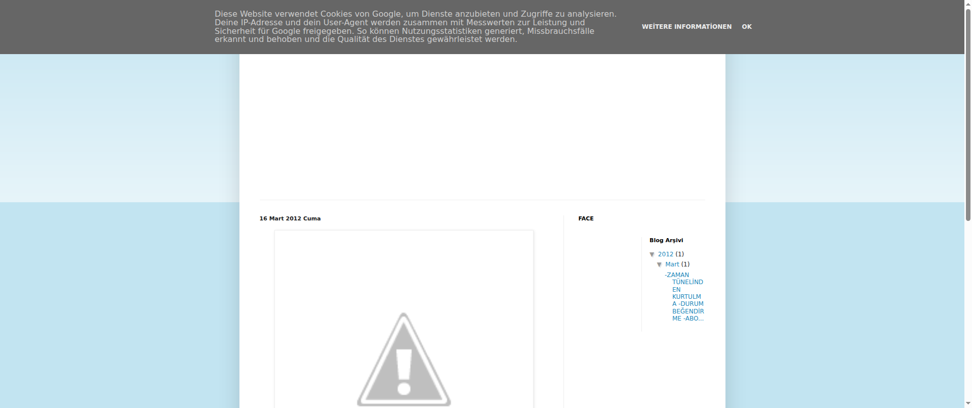 Screenshot of facebookzaman.blogspot.com